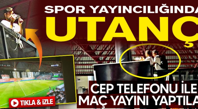 Spor yayıncılığında utanç