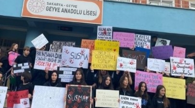 Geyve Anadolu Lisesi "Şiddete Hayır" dedi