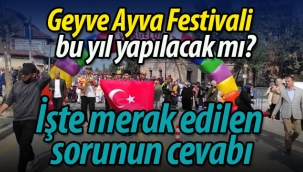 Geyve Ayva Festivali bu yıl yapılacak mı?