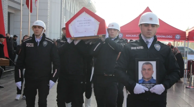 Geyveli polis memuru Alifuatpaşa'da toprağa verildi